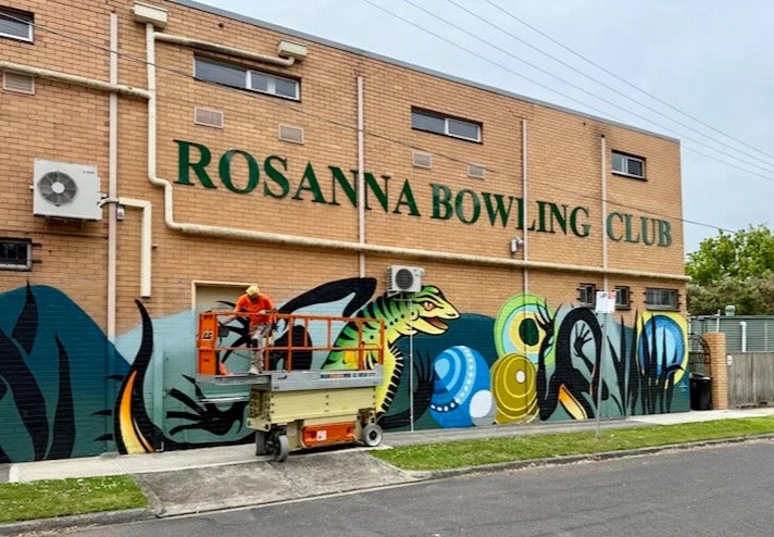 3D Lettering - Rosanna Bowling Club - Rosanna VIC.