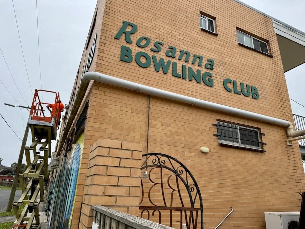 3D Lettering - Rosanna Bowling Club - Rosanna VIC.