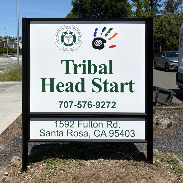A New Post & Panel Monument Sign for Tribal Head Start in Santa Rosa