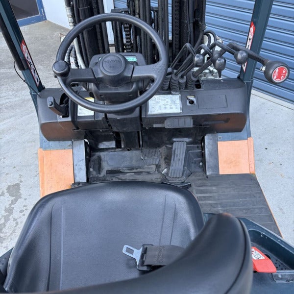 Used Toyota Electric Forklift w/ Paper Roll Clamp #W373