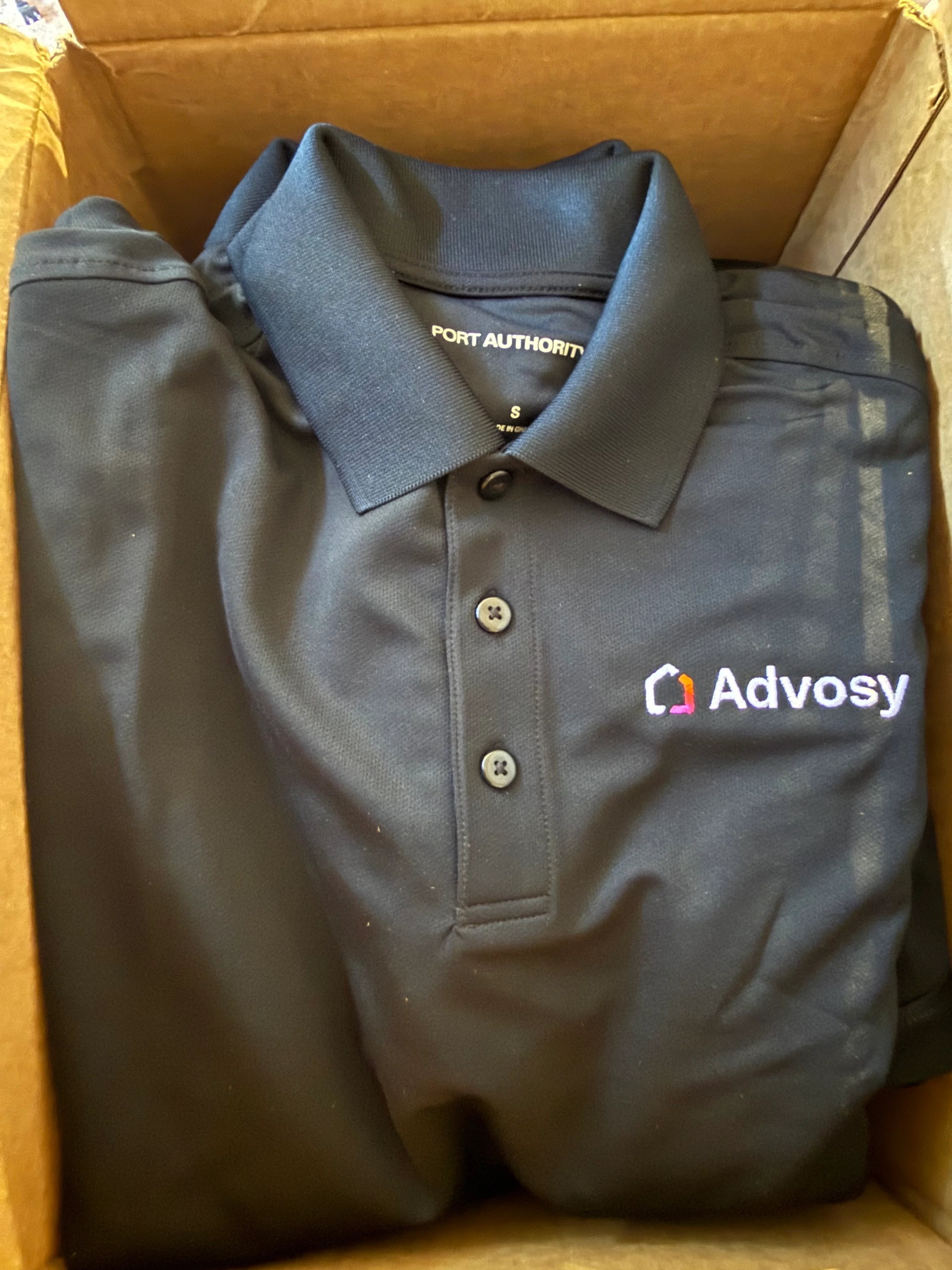 Premium Embroidered Polos for Advosy in Mesa, Arizona