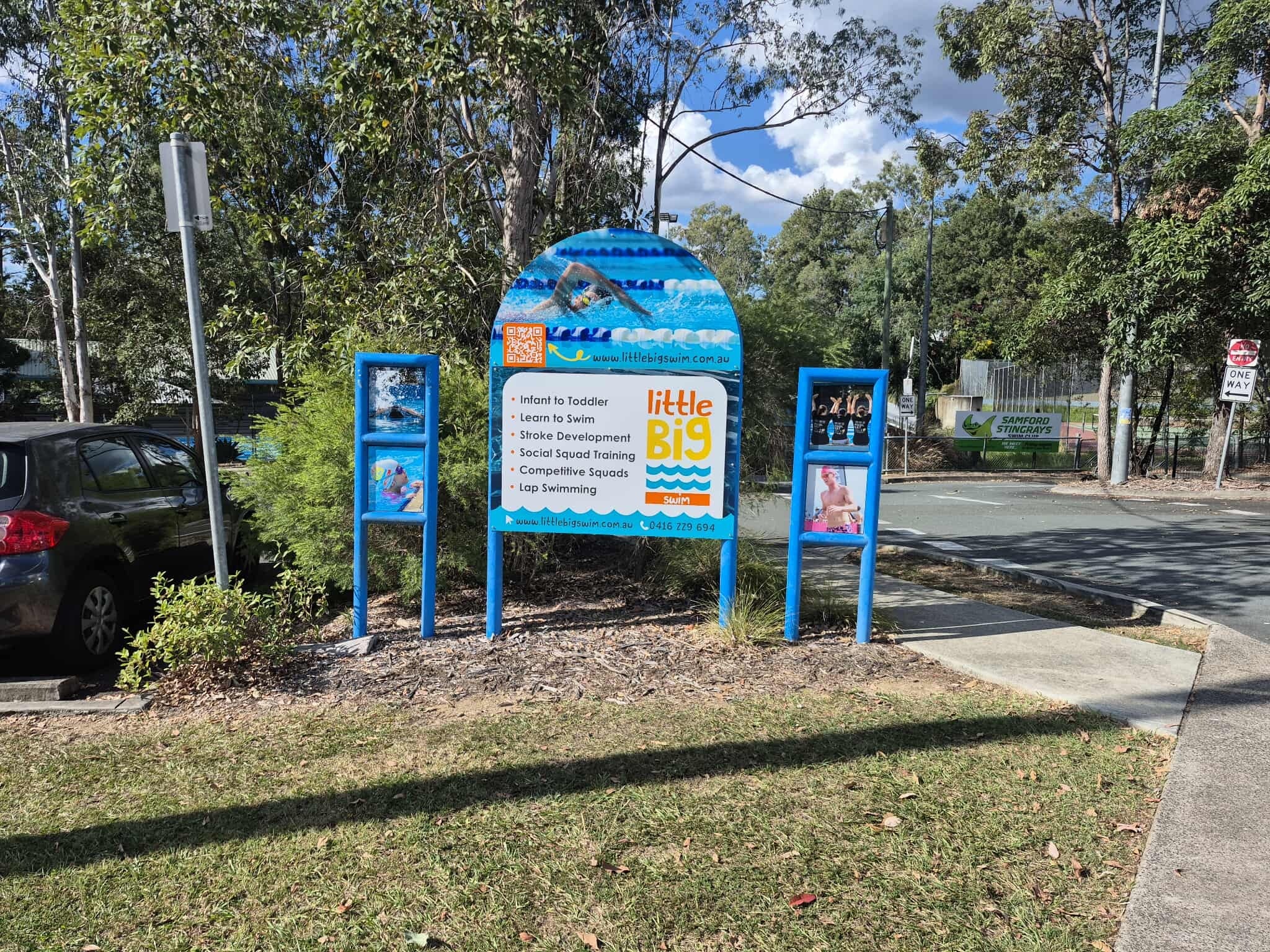 Quality Custom Outdoor Signs to Upgrade Your Business! | Samford Swim School by Signarama Brendale