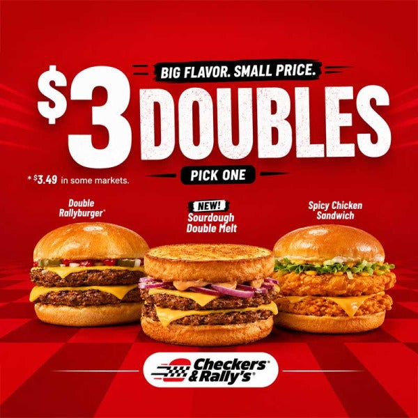 Checkers & Rally’s Thinks a $3 Sandwich Might Still Be Enough to Win Fast Food’s Price War Checkers & Rally’s Thinks a $3 Sandwich Might Still Be Enough to Win Fast Food’s Price War