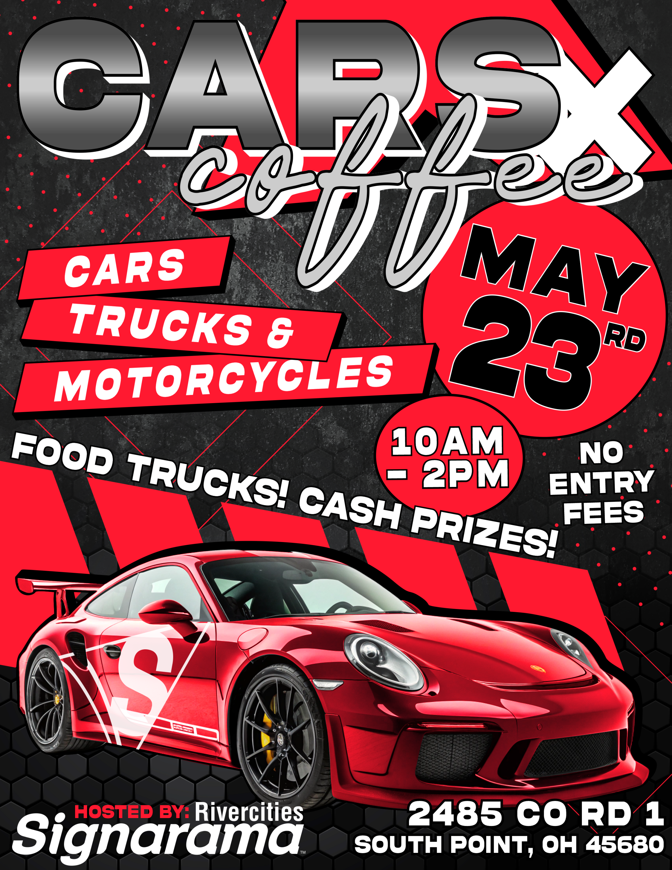 Rev Up for the 2nd Annual Cars & Coffee at Signarama Rivercities – May 23rd!