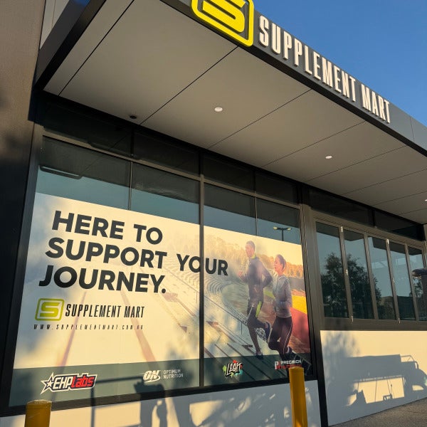 New Store Signage Installed for Supplement Mart Midland by Signarama Malaga