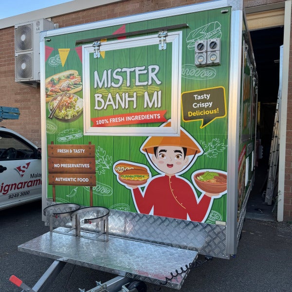 New Food Van Branding Completed for Mister Banh Mi by Signarama Malaga