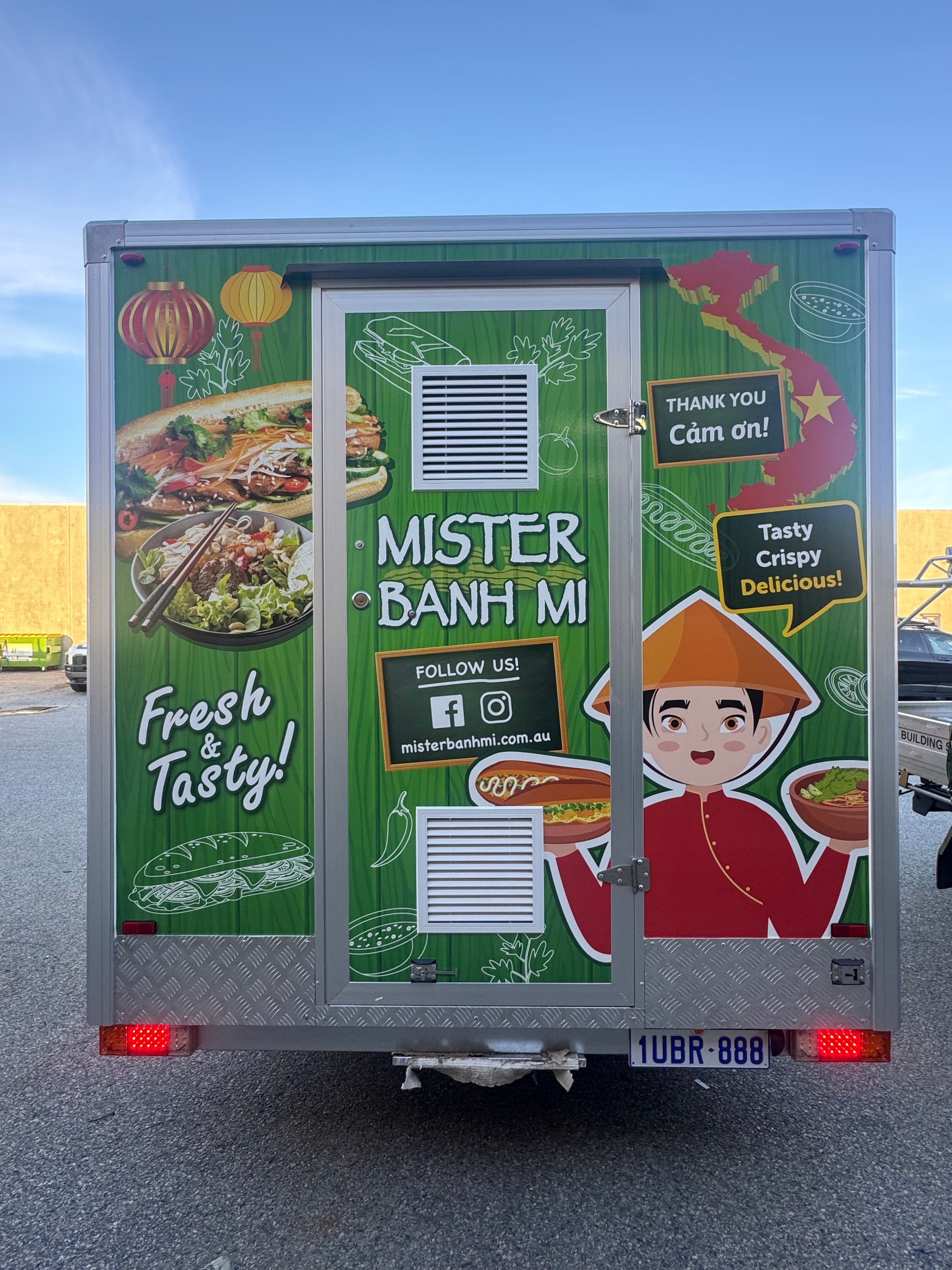 New Food Van Branding Completed for Mister Banh Mi by Signarama Malaga