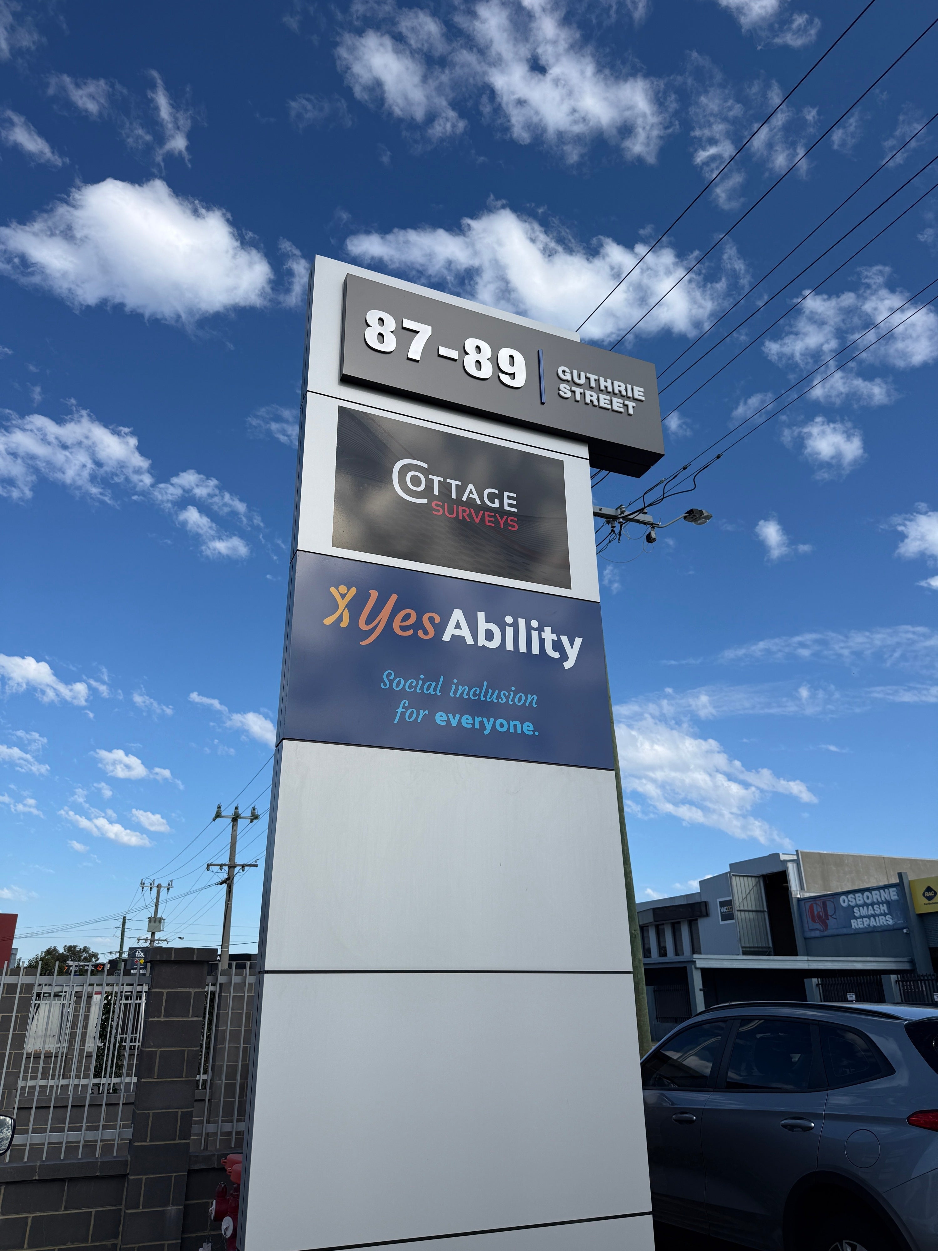 Transforming YesAbility's Brand Presence: A Complete Signage Makeover in Osborne Park