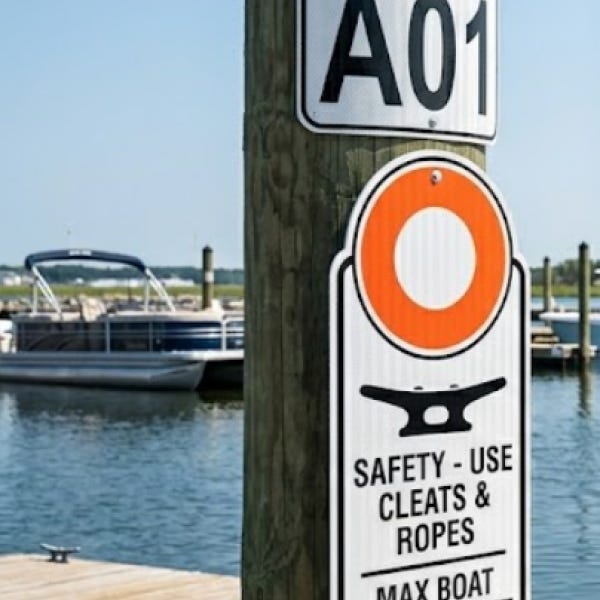 Boat slip number