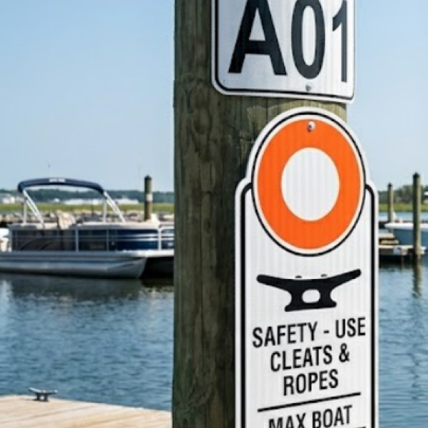 Boat slip number