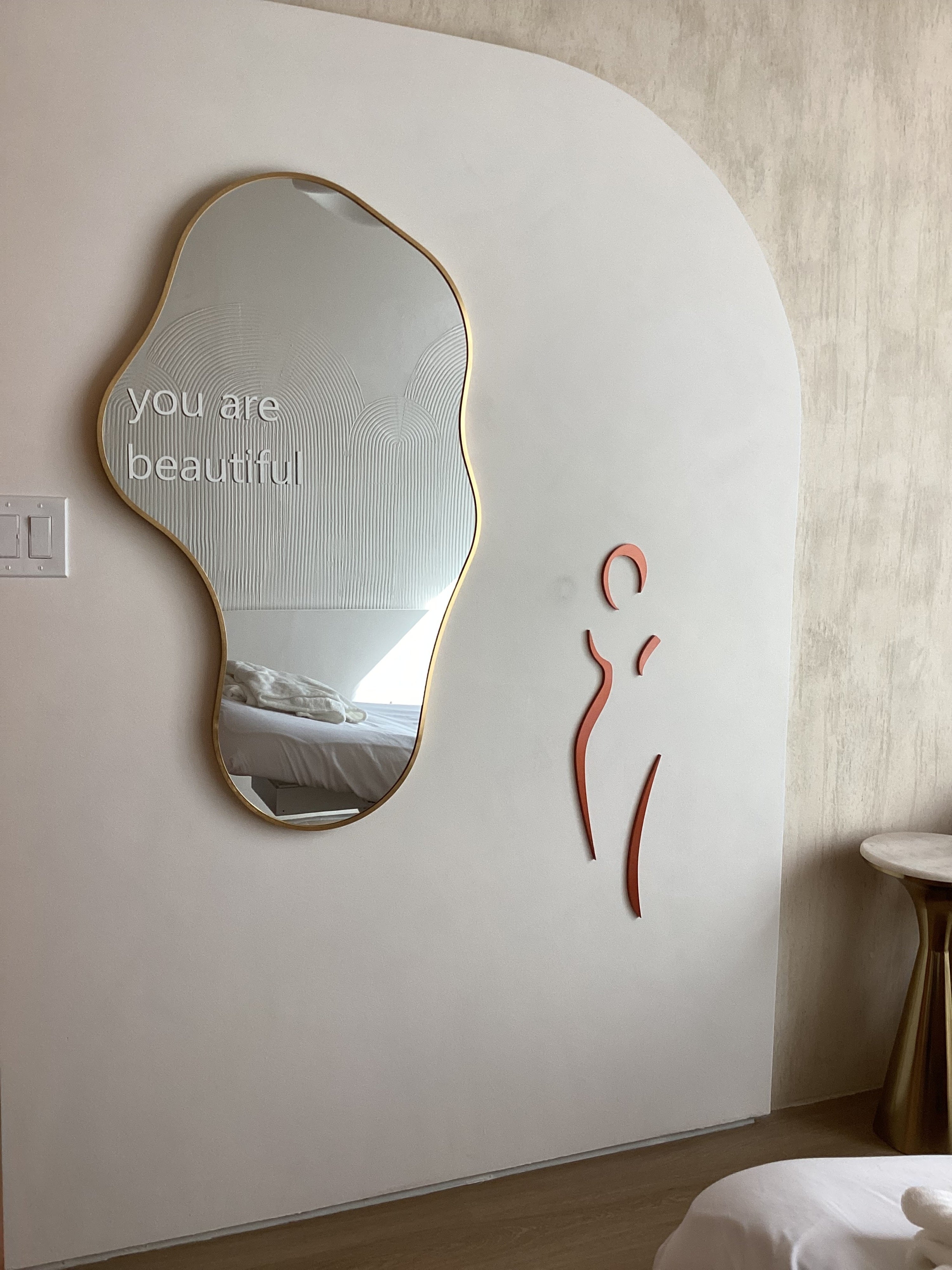 Dimensional Lettering and Interior Decor - Mayara Maciel Lymphatic Drainage (Providence, RI)