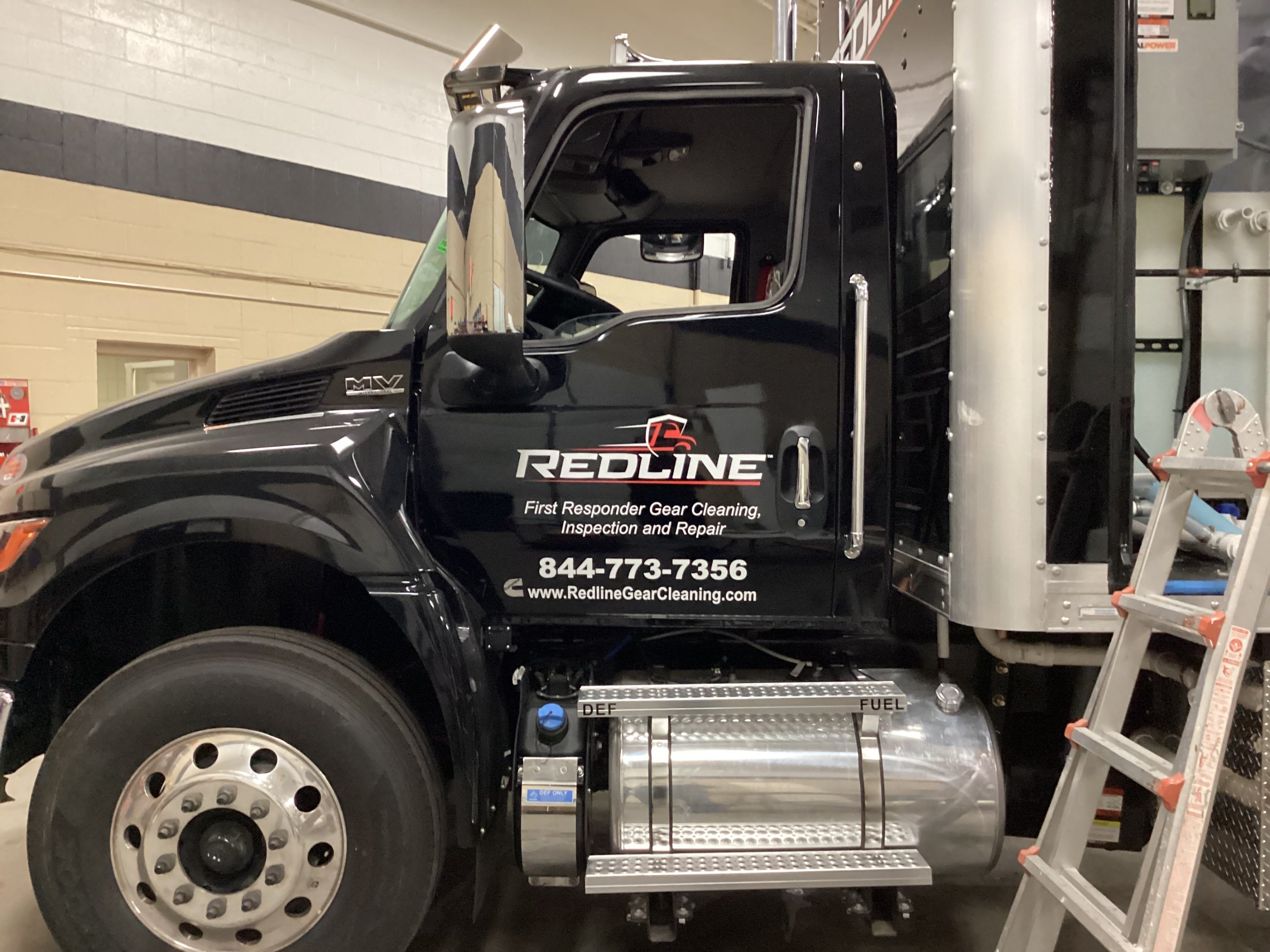 Truck Graphics and Lettering - RedLine Gear Cleaning (Hudson, MA)