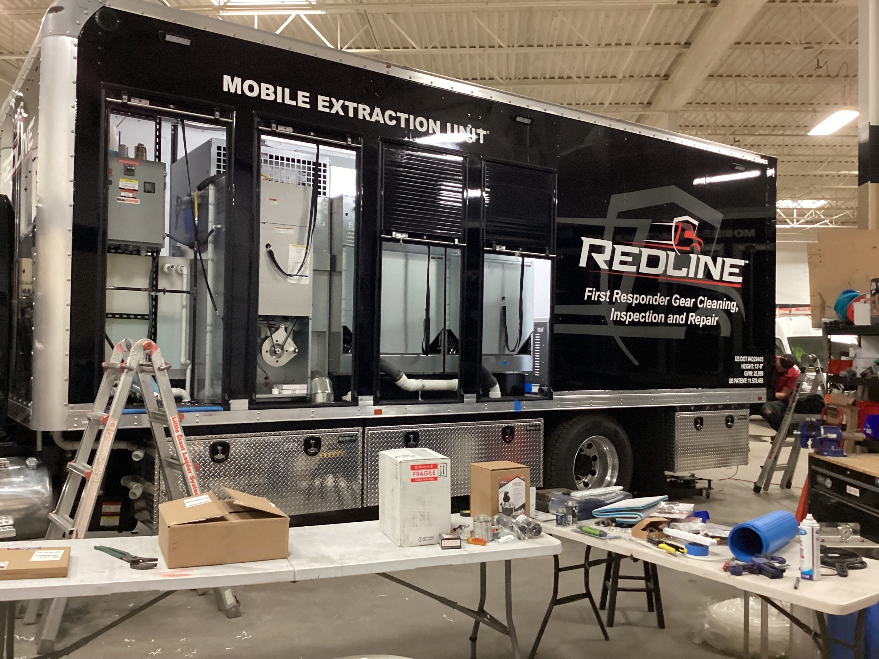 Truck Graphics and Lettering - RedLine Gear Cleaning (Hudson, MA)