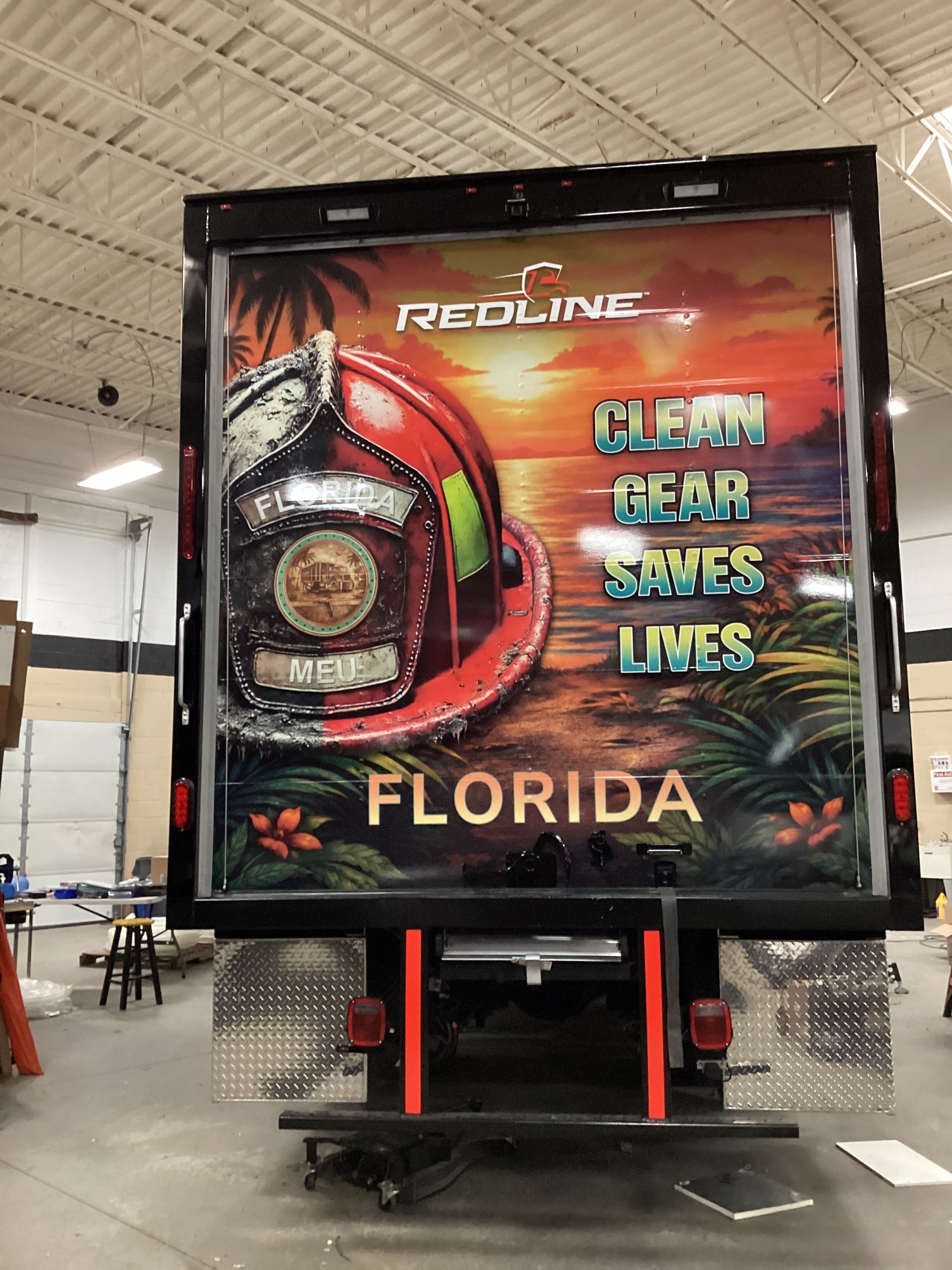 Truck Graphics and Lettering - RedLine Gear Cleaning (Hudson, MA)