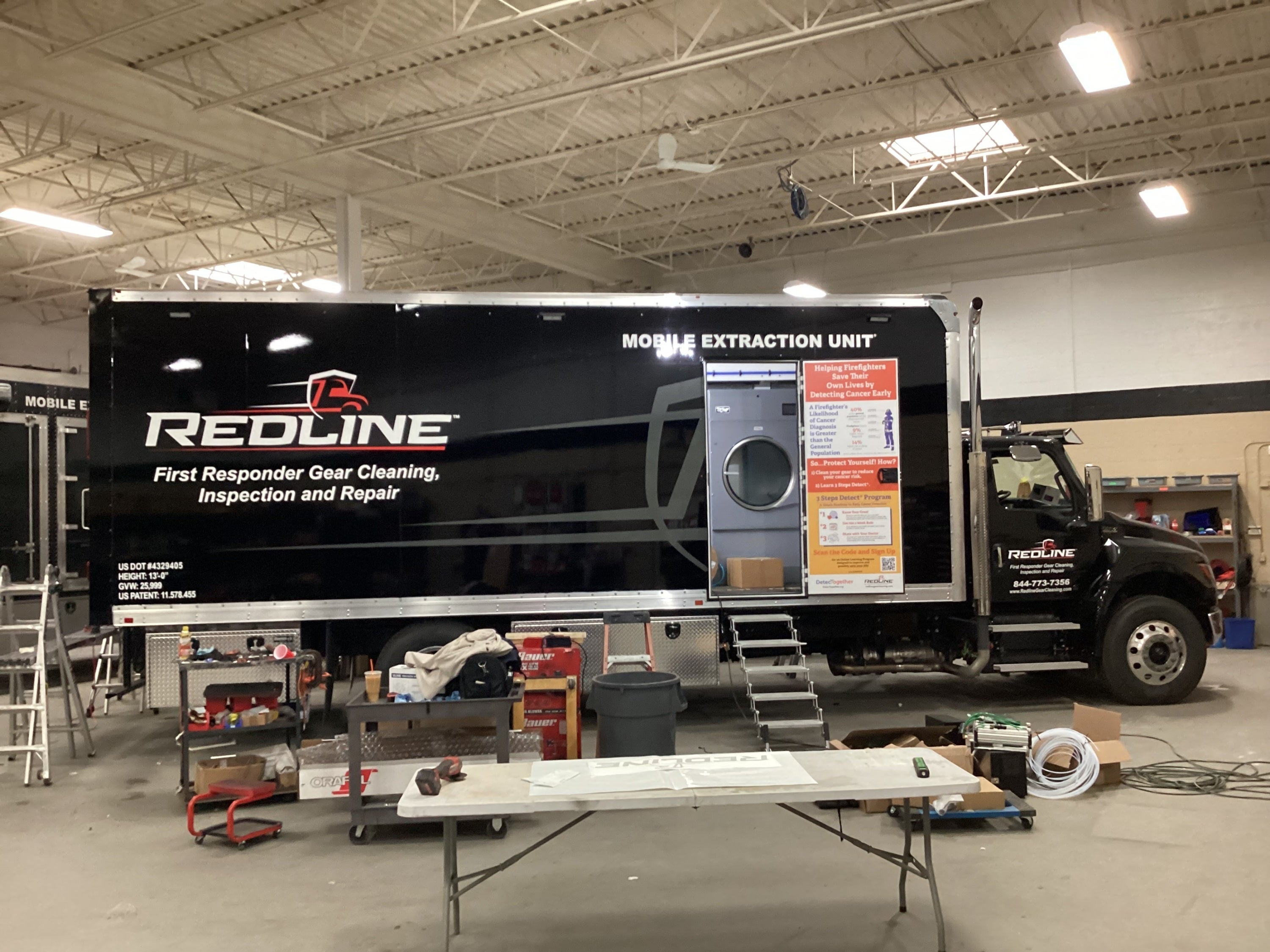 Truck Graphics and Lettering - RedLine Gear Cleaning (Hudson, MA)
