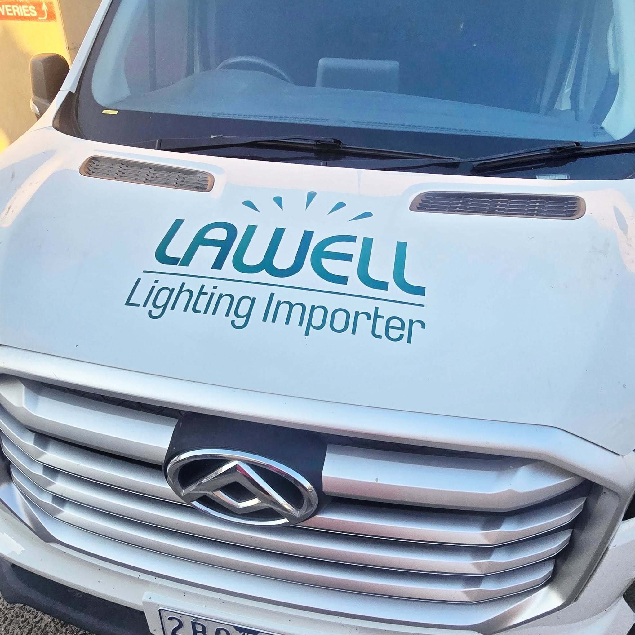 Van Graphics for Lawell Lighting Importers