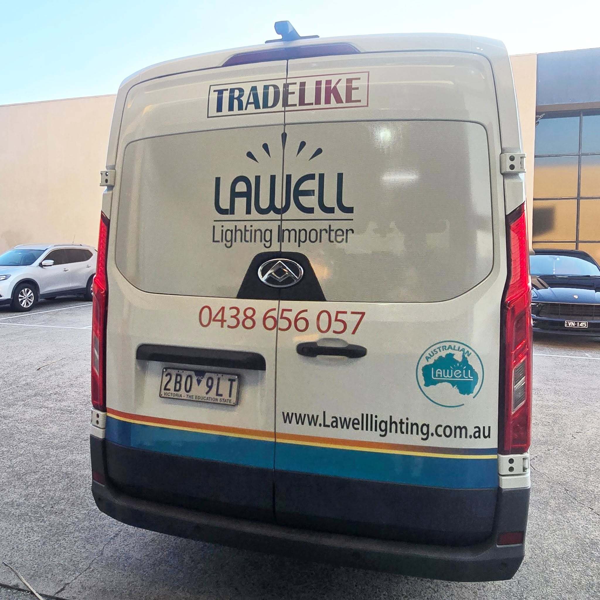 Van Graphics for Lawell Lighting Importers
