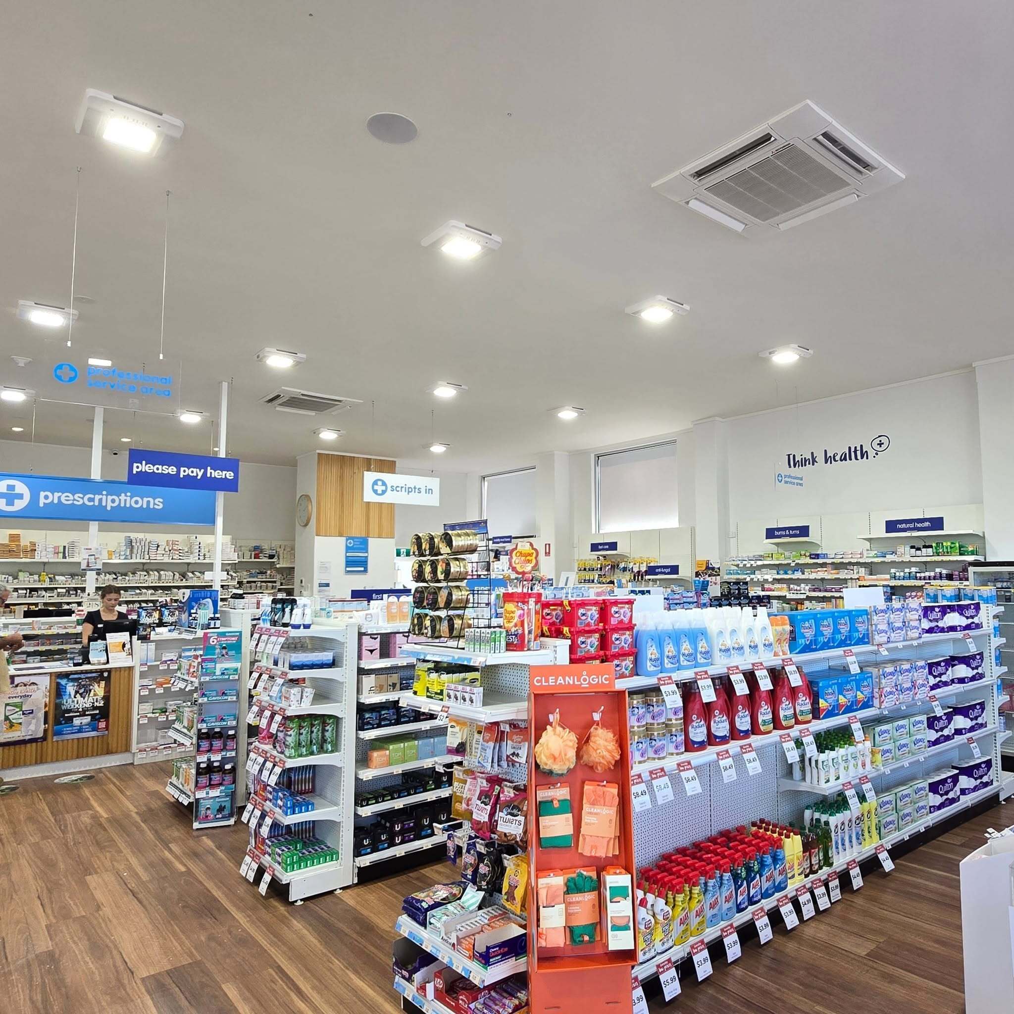 Front Window Graphics for Rebecca Baker Pharmacy