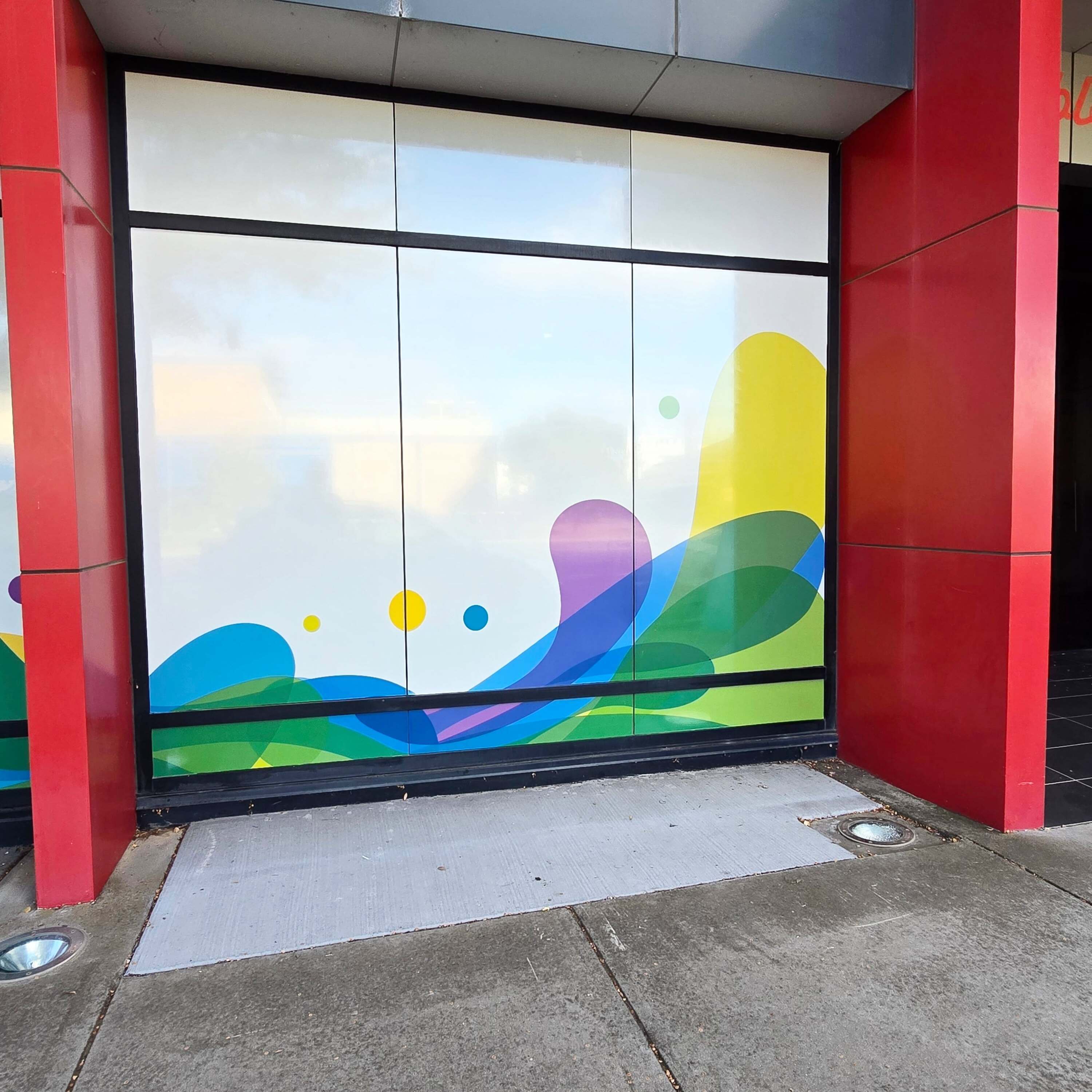 Window Graphics for New Office for Wellways