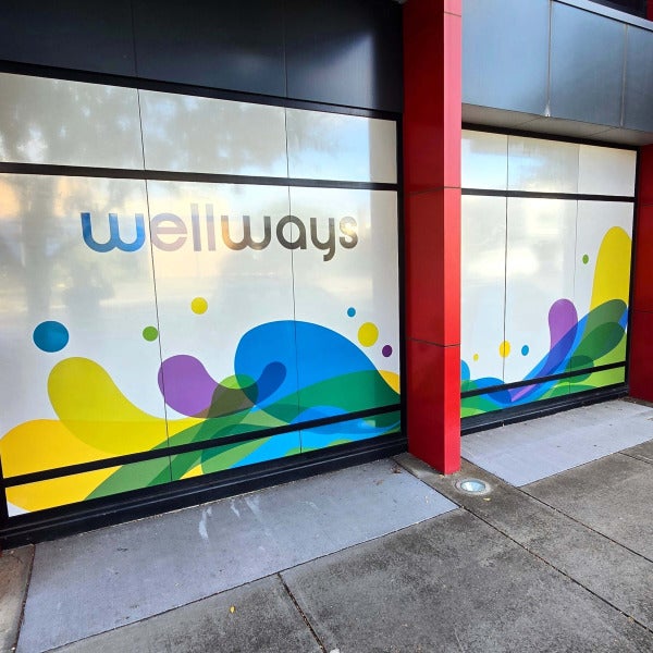 Window Graphics for New Office for Wellways