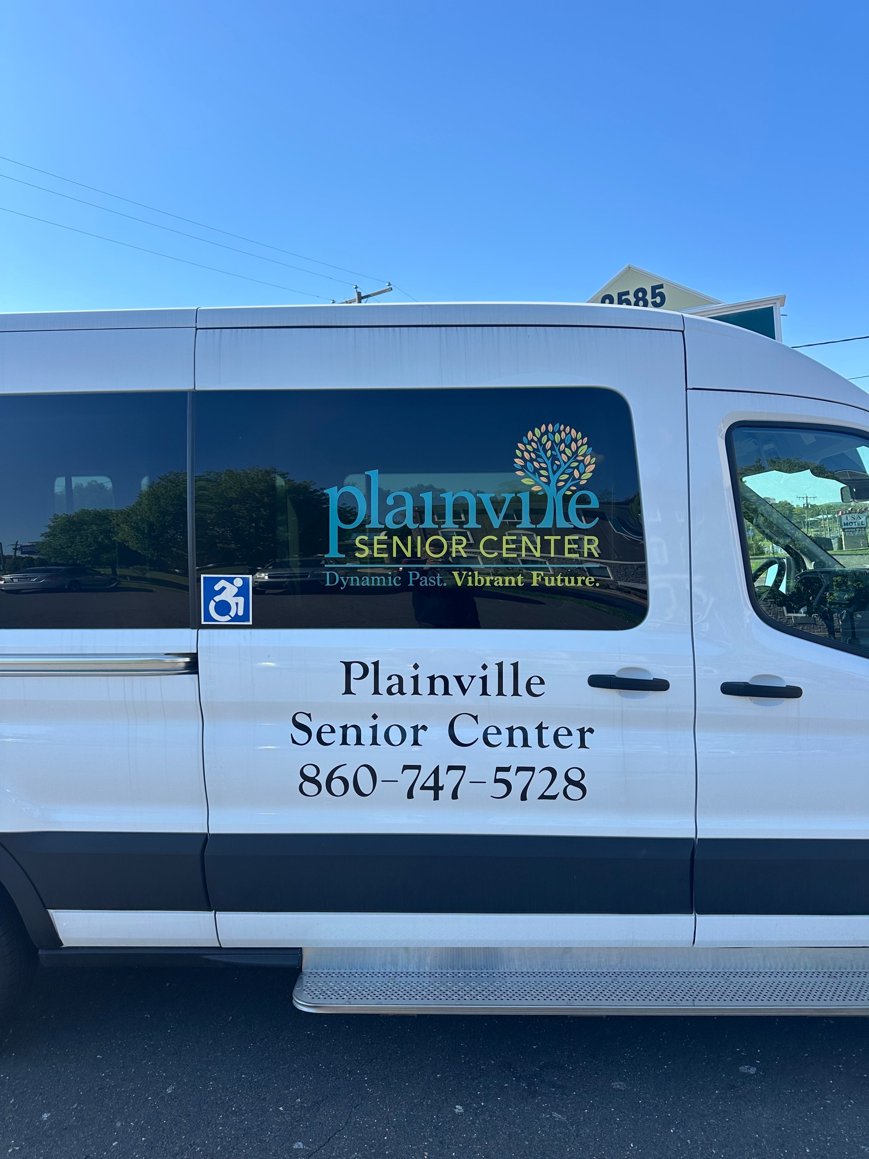 Custom Vehicle Graphics Installation in Plainville, CT for Plainville Senior Center