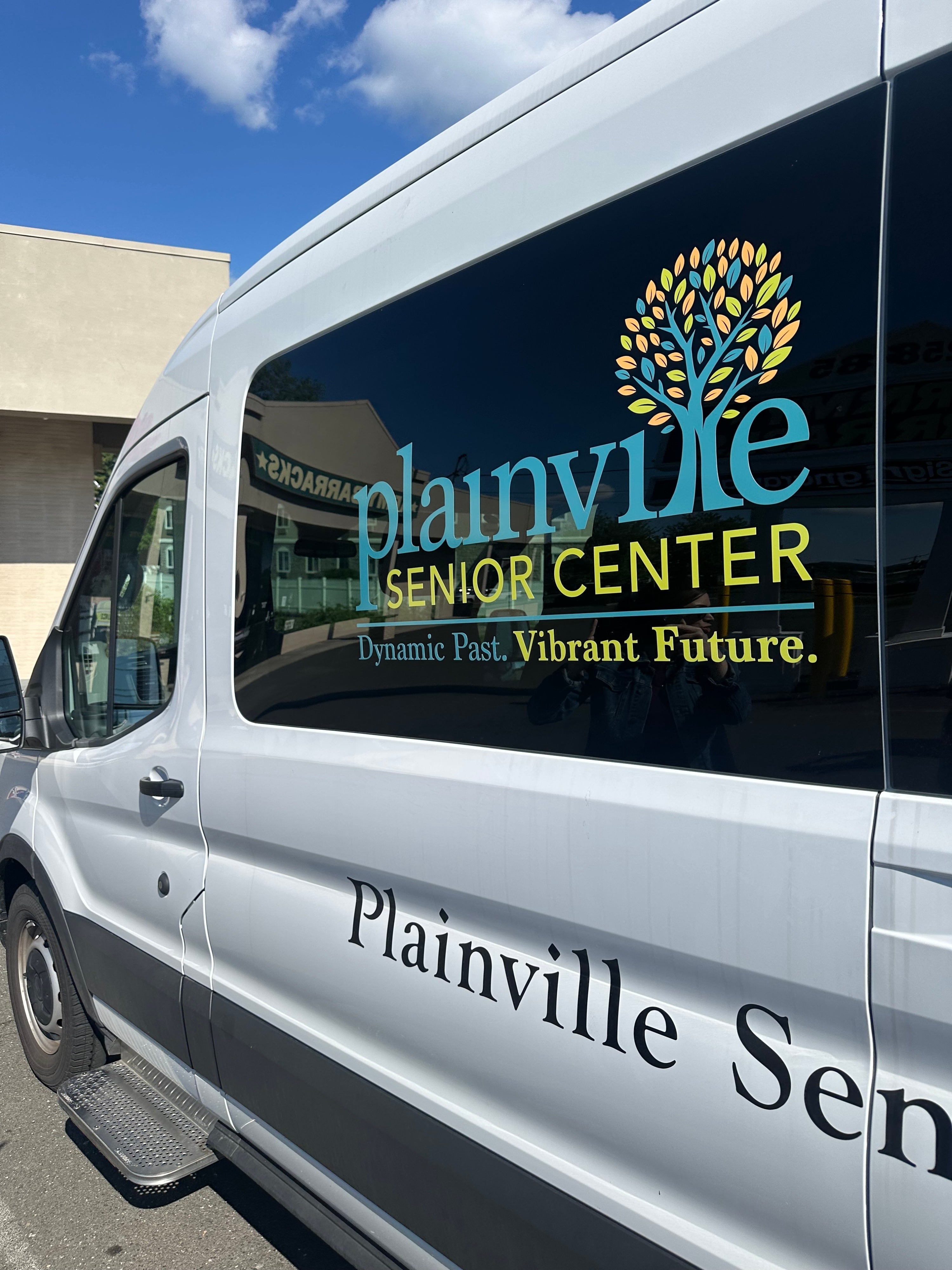 Custom Vehicle Graphics Installation in Plainville, CT for Plainville Senior Center