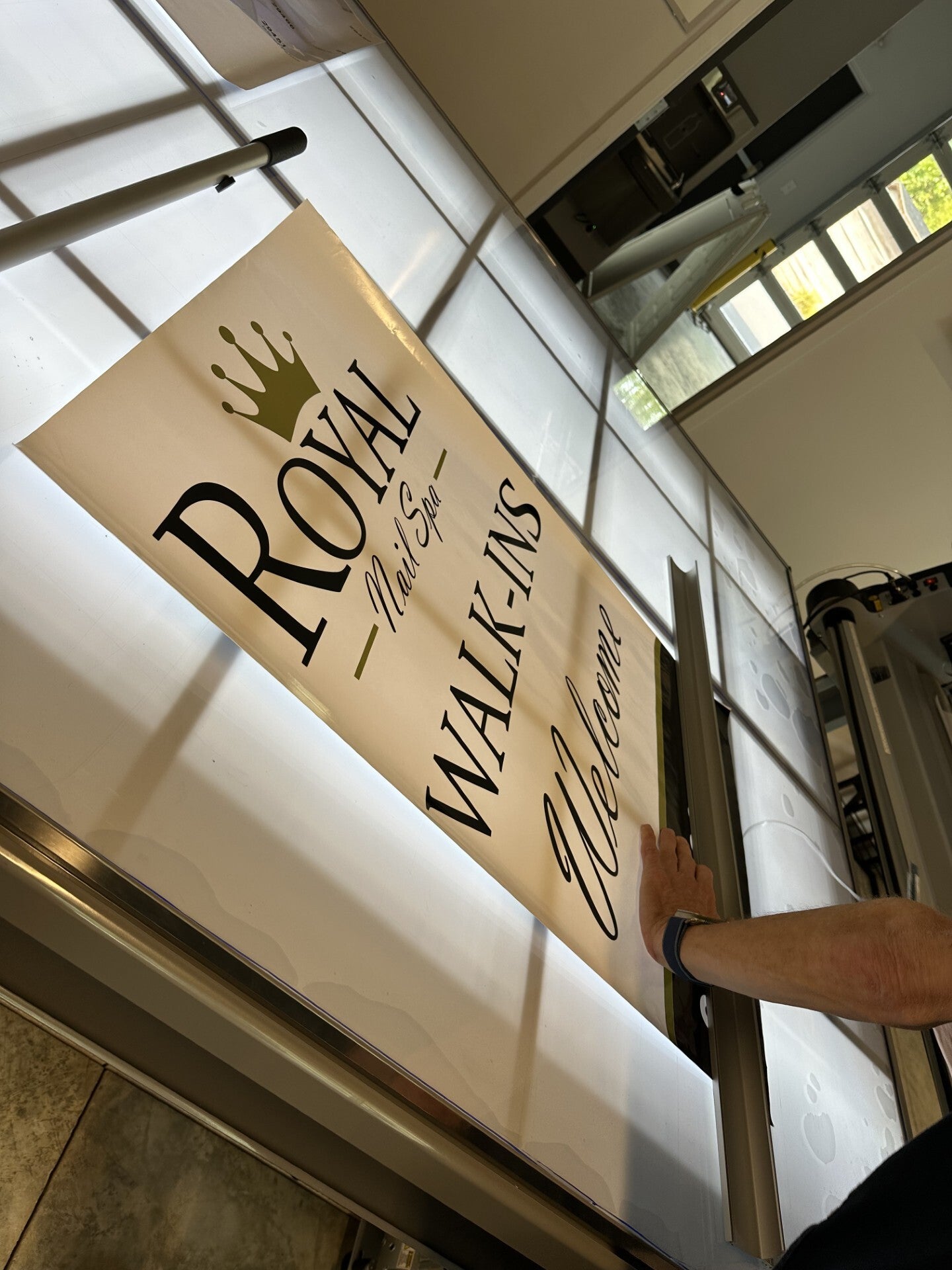 Custom Signs for Royal Nail Spa in North Charleston, SC