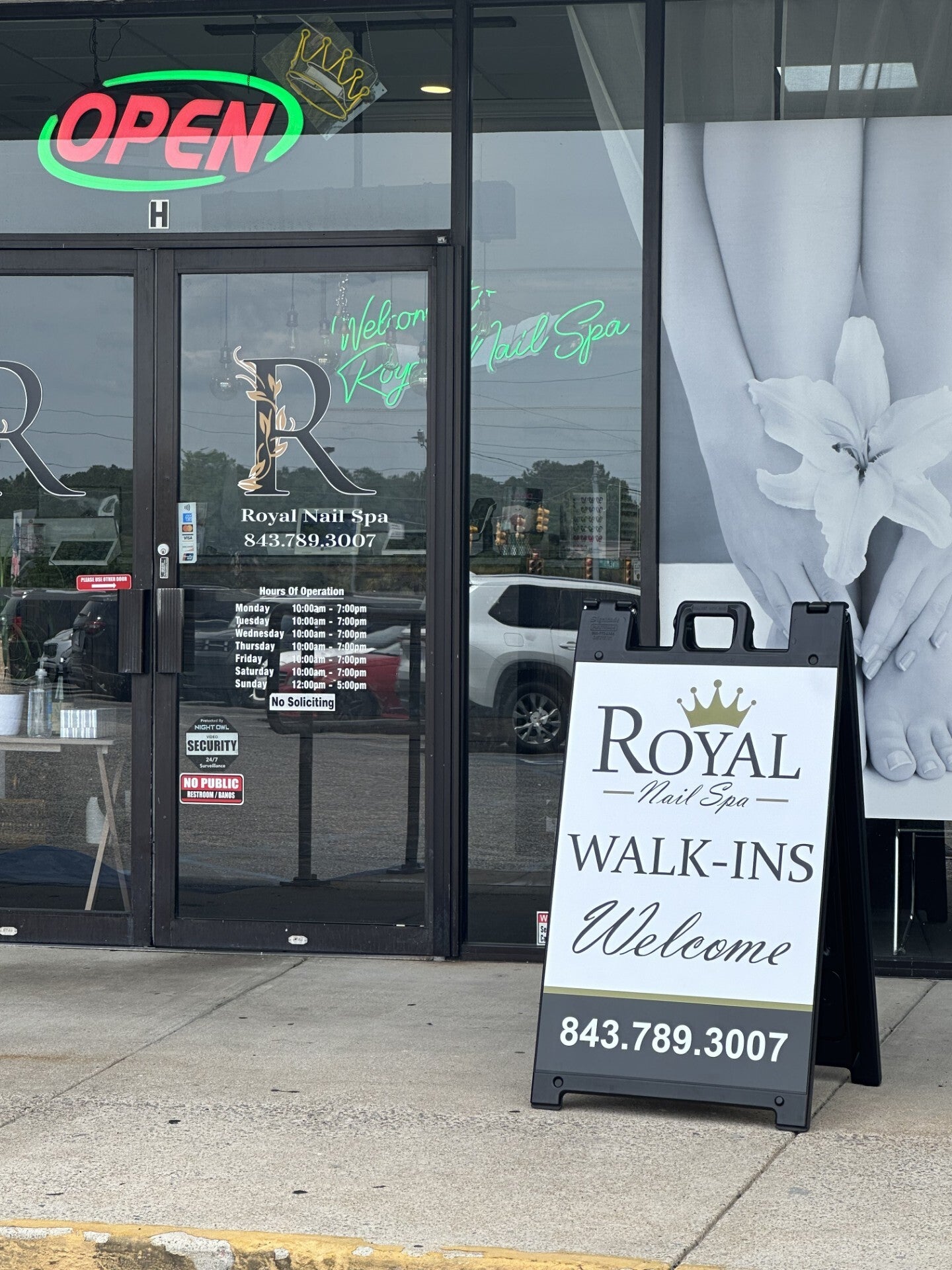 Custom Signs for Royal Nail Spa in North Charleston, SC