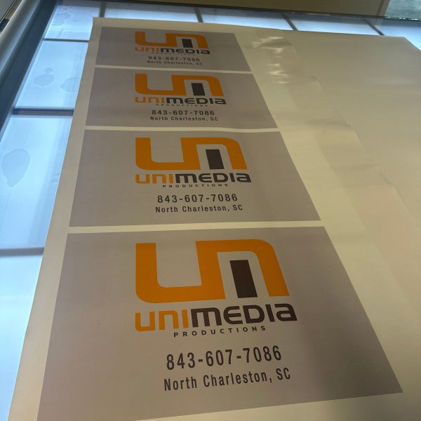 Custom Signs for Unimedia Productions North Charleston, SC