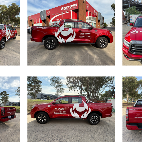 UTE Graphics for Phase 1 Fire Safety in Dandenong South