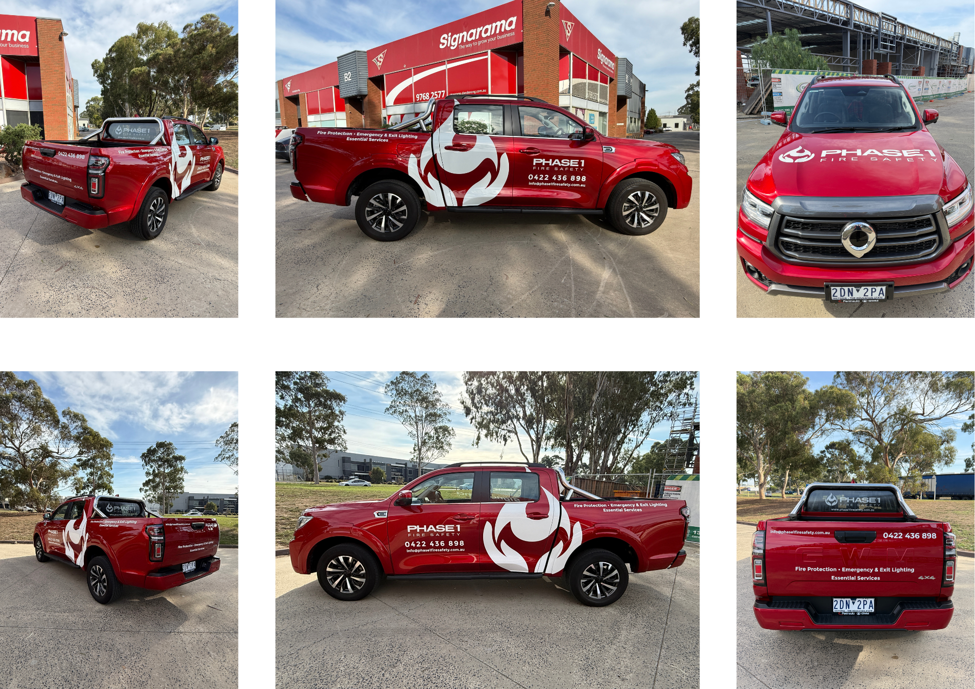 UTE Graphics for Phase 1 Fire Safety in Dandenong South