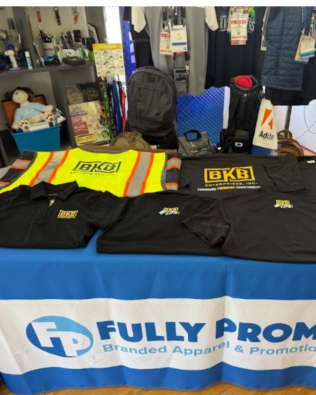BKB Construction Custom Branded Apparel and Promo Items