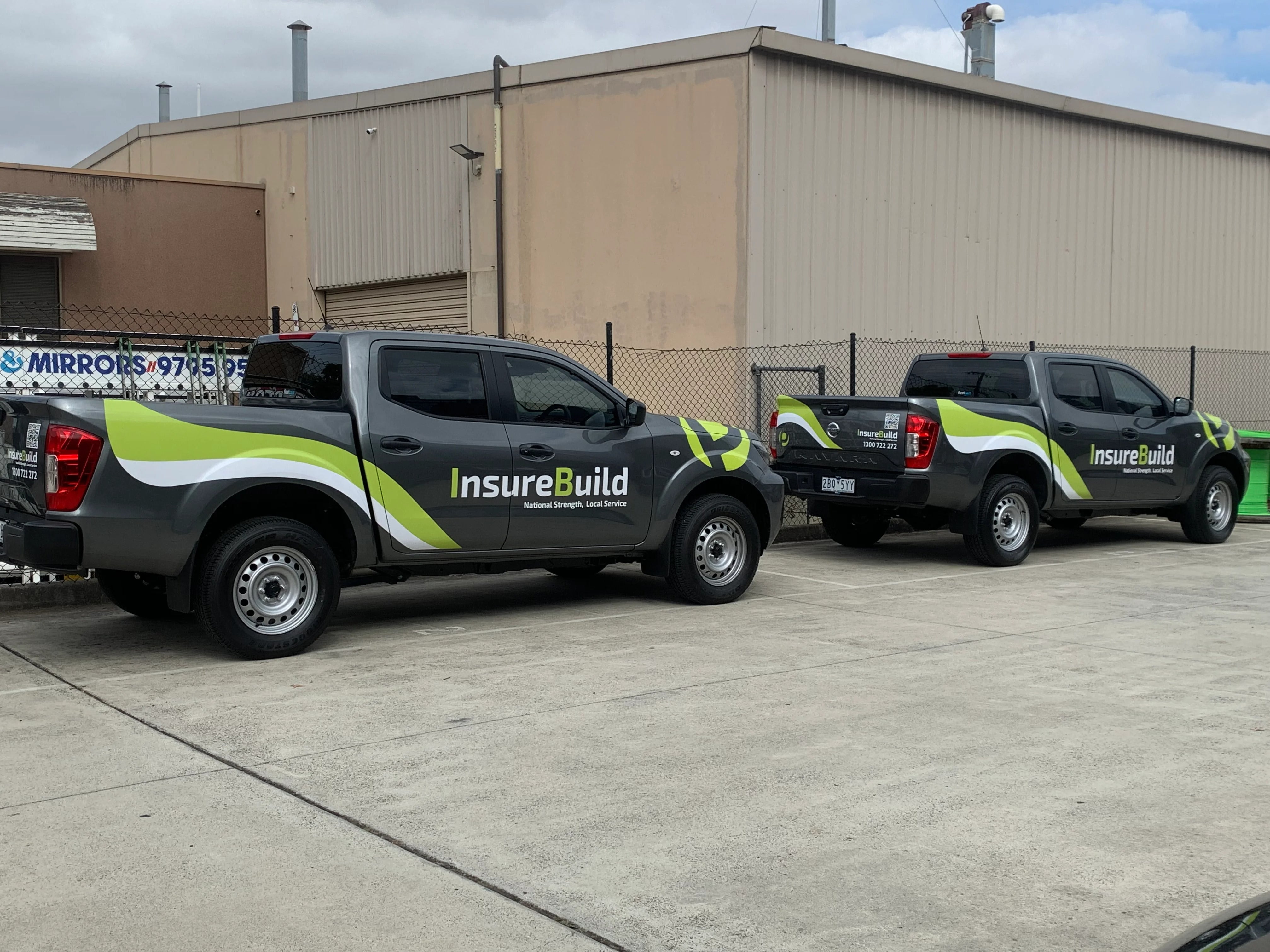Fleet Graphics - Pattersons InsureBuild - Heidelberg West VIC.