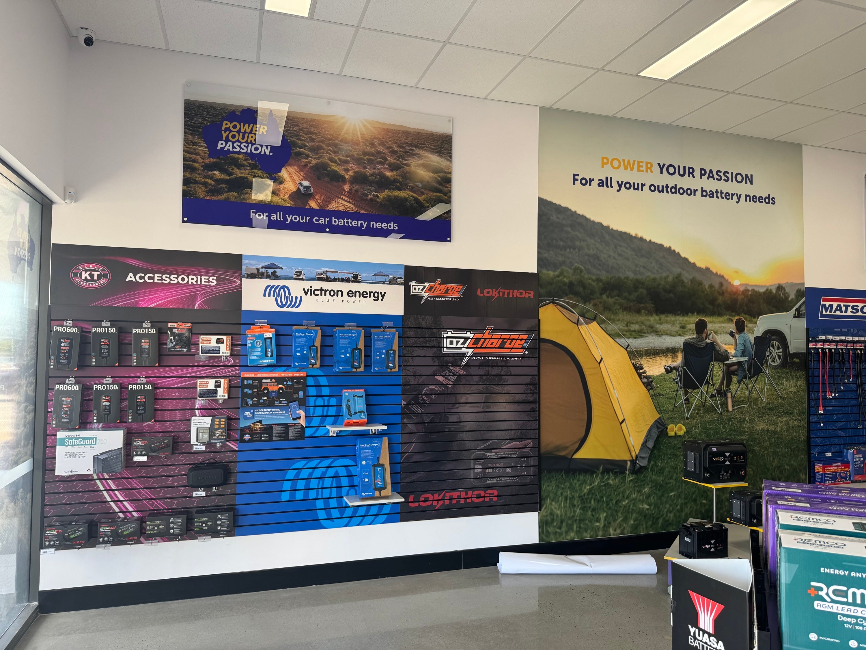 Complete New Business Signage for Battery World Ellenbrook