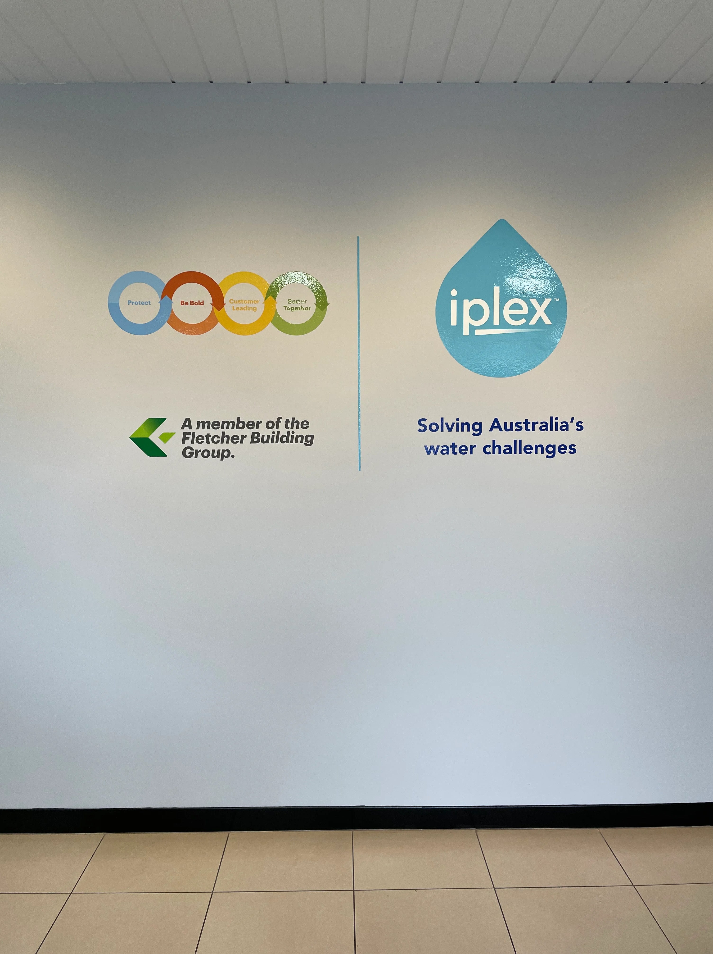 Building Signage - Iplex Australia - Reservoir VIC.