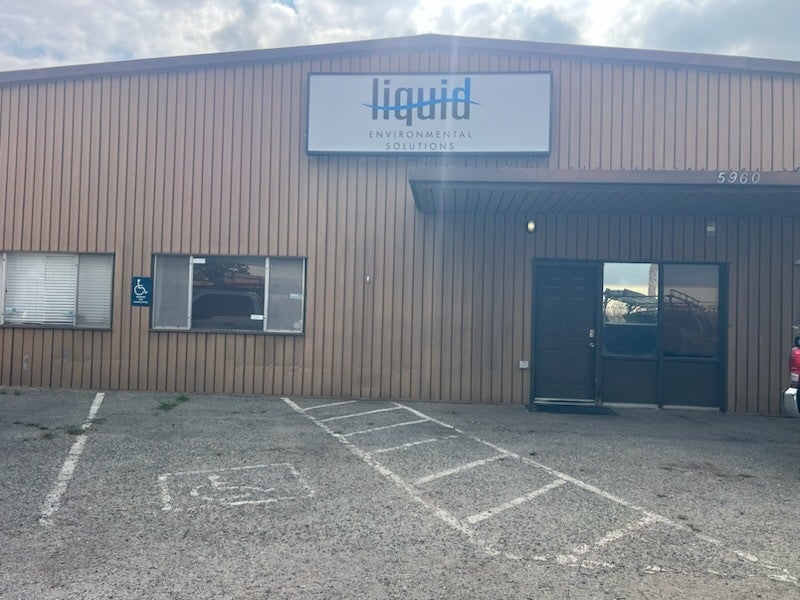 Modernized LED Lightbox Sign for Liquid Environmental Solutions in Riverside, CA