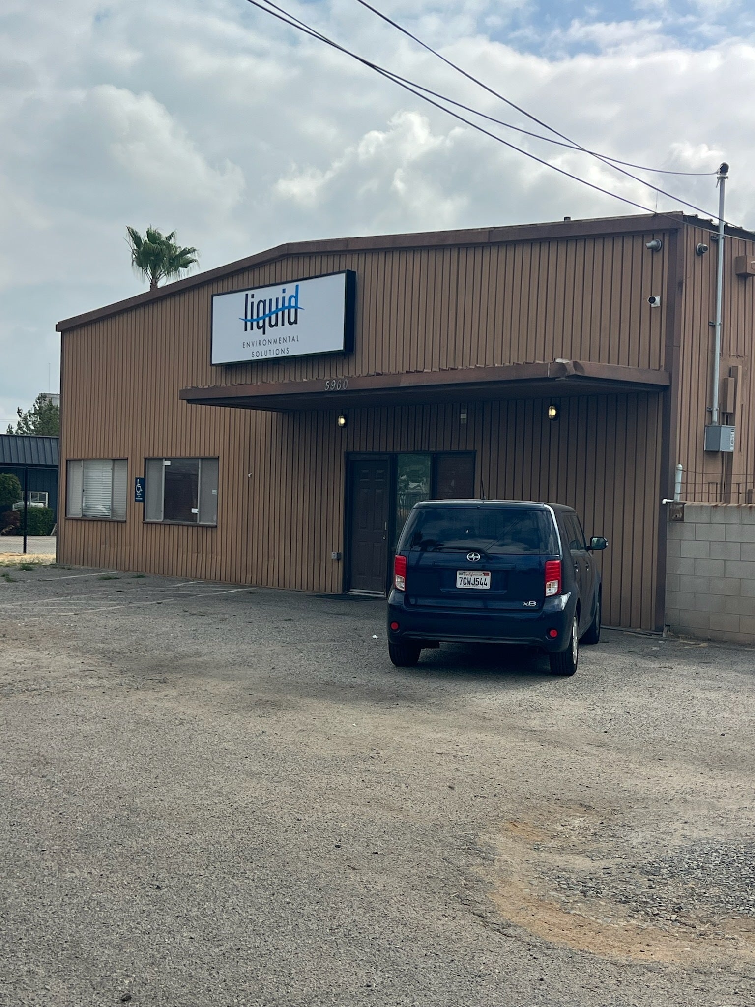 Modernized LED Lightbox Sign for Liquid Environmental Solutions in Riverside, CA
