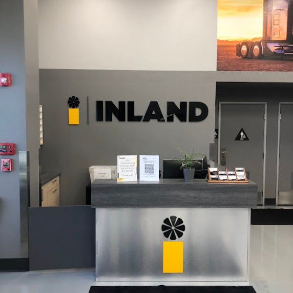 Interior Reception Signage for Inland Kenworth