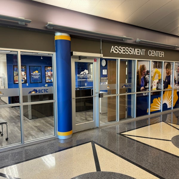 Transforming Spaces with Purpose: Assessment Center Window Graphics at ECTC