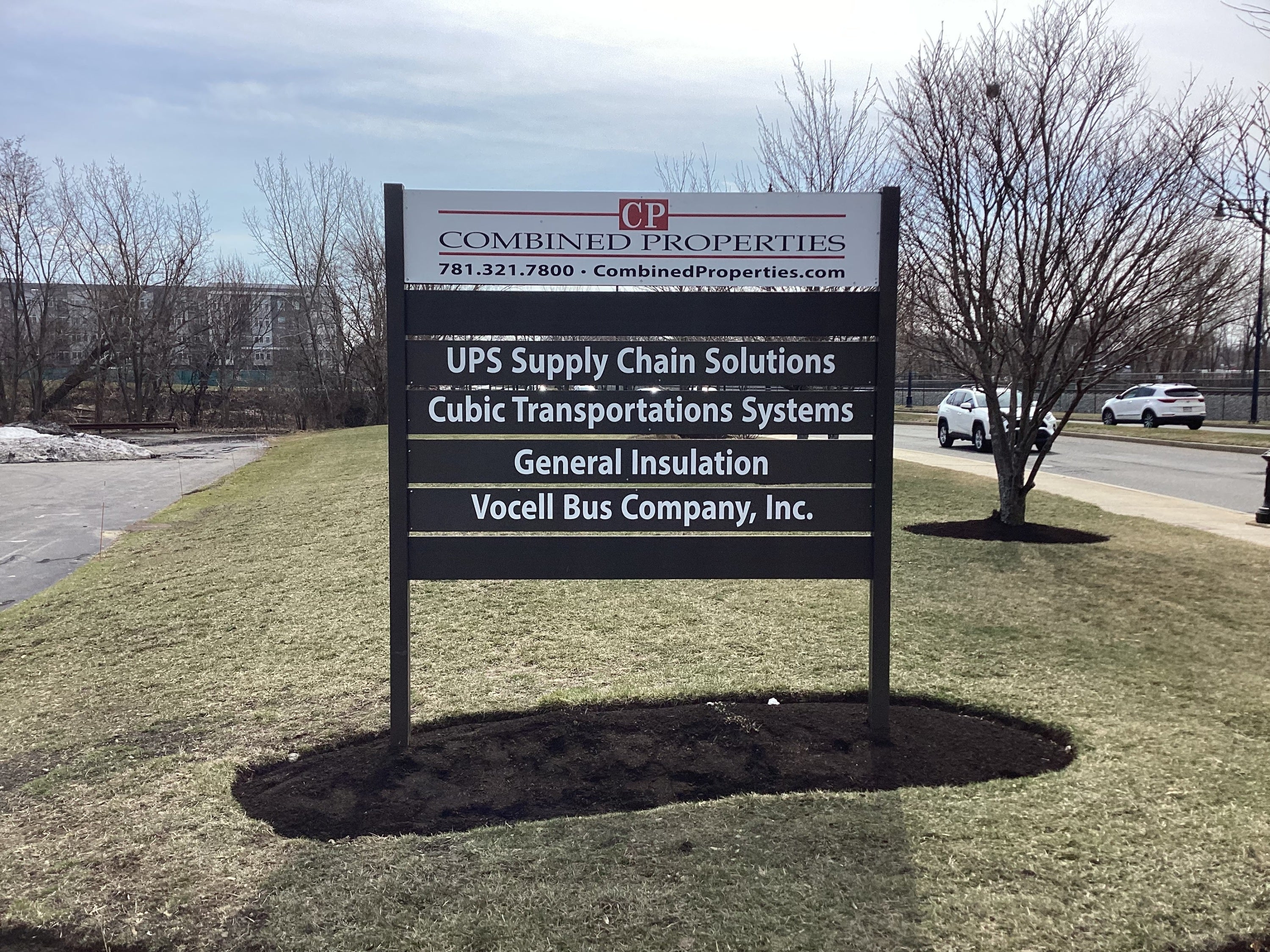 Custom Multi-Tenant Pylon Sign Refacing in Danvers MA