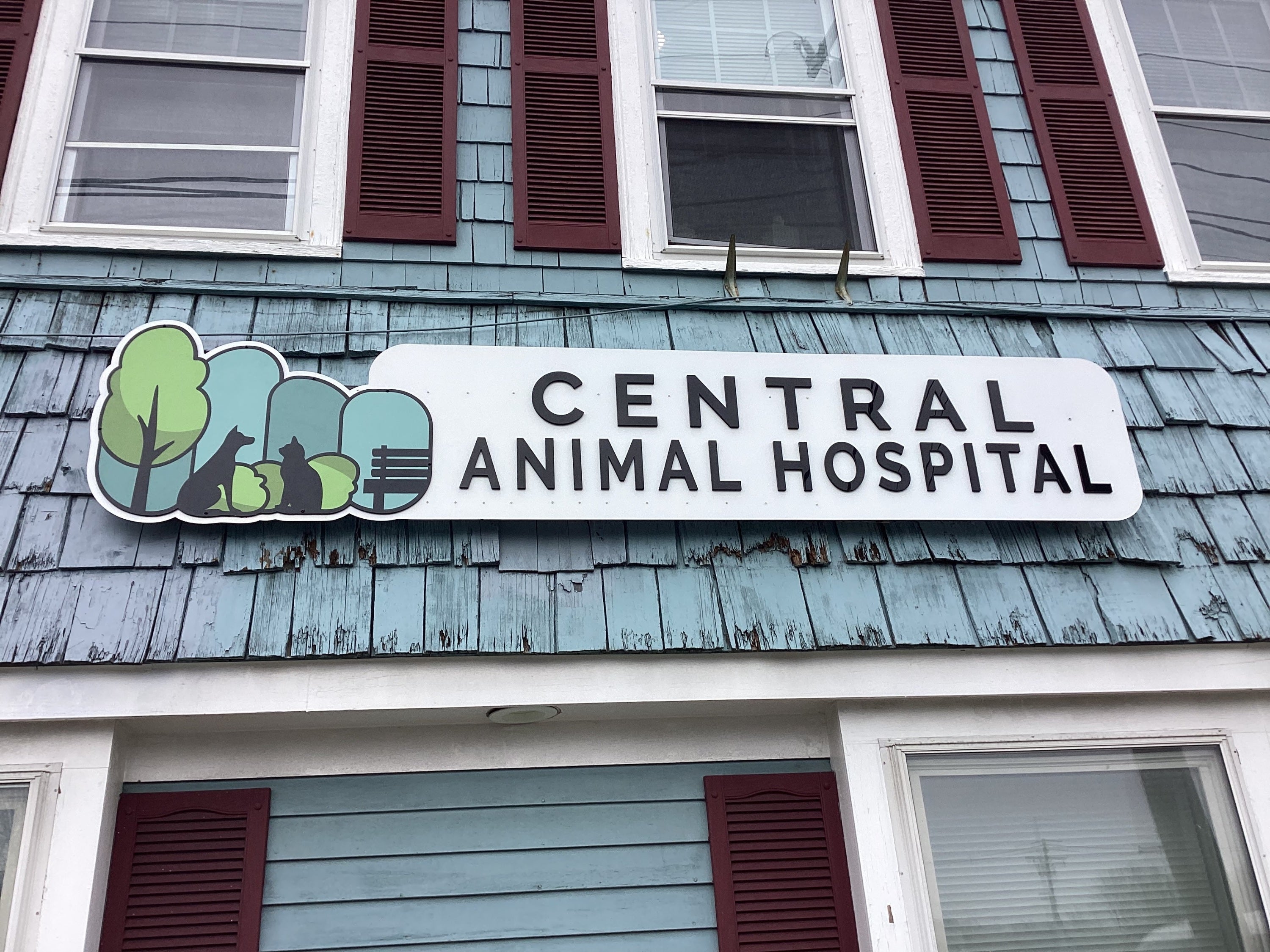 Modern Dimensional Sign for Veterinary Office in the North Shore of Boston