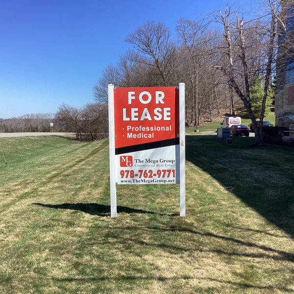 Commercial Real Estate Signage in Danvers MA | North Shore Boston For Lease Signs