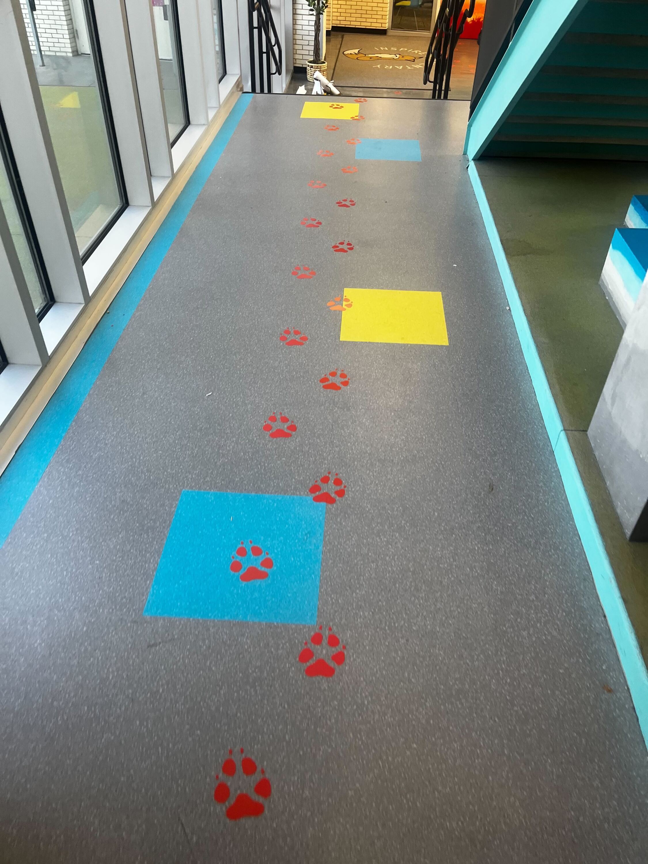 We just left our mark at Inspire Elementary School!