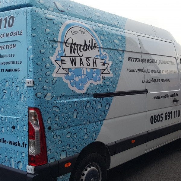 Semi-covering - Mobil Wash