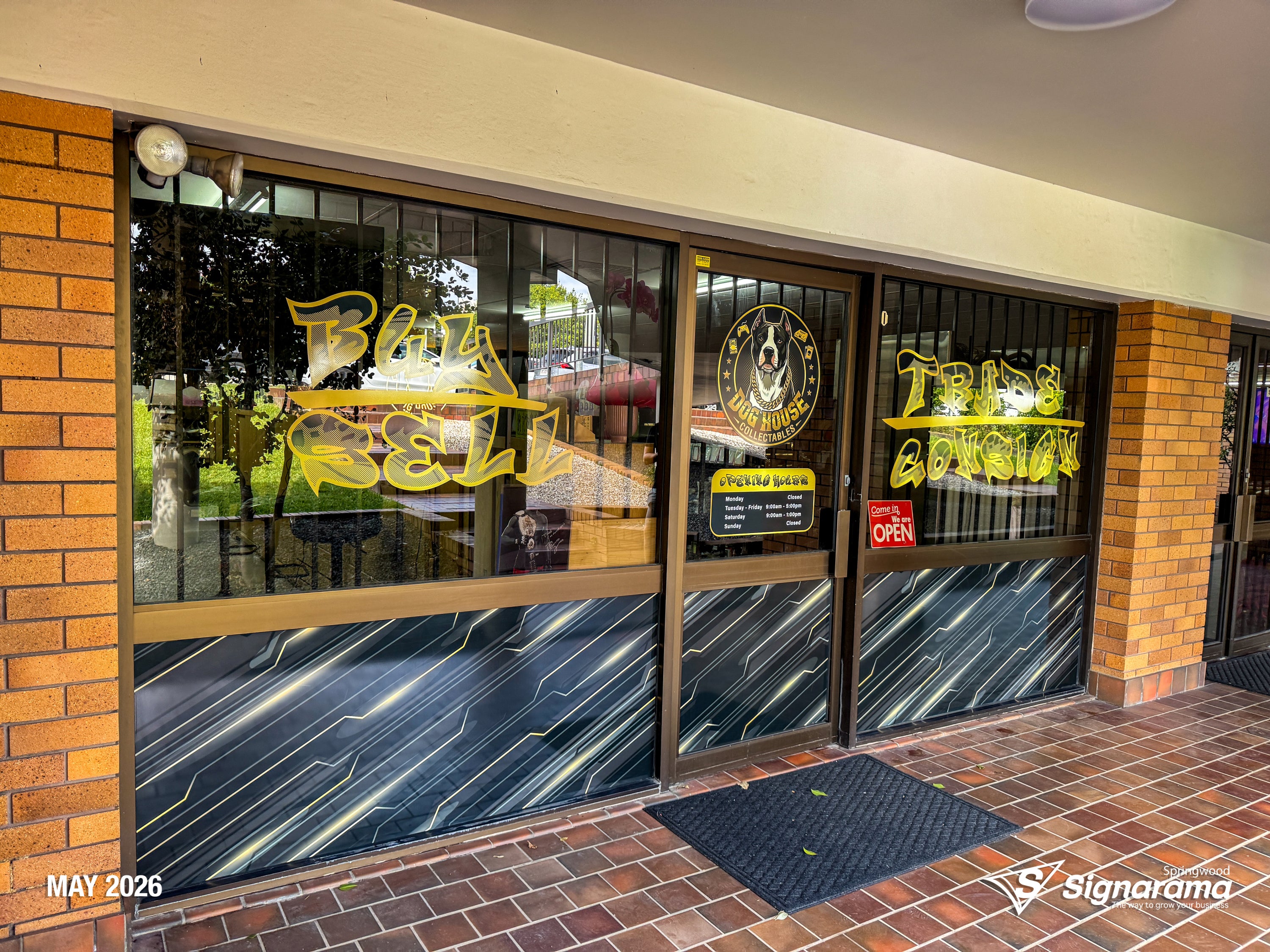 Shopfront Signage - Dog House Collactables