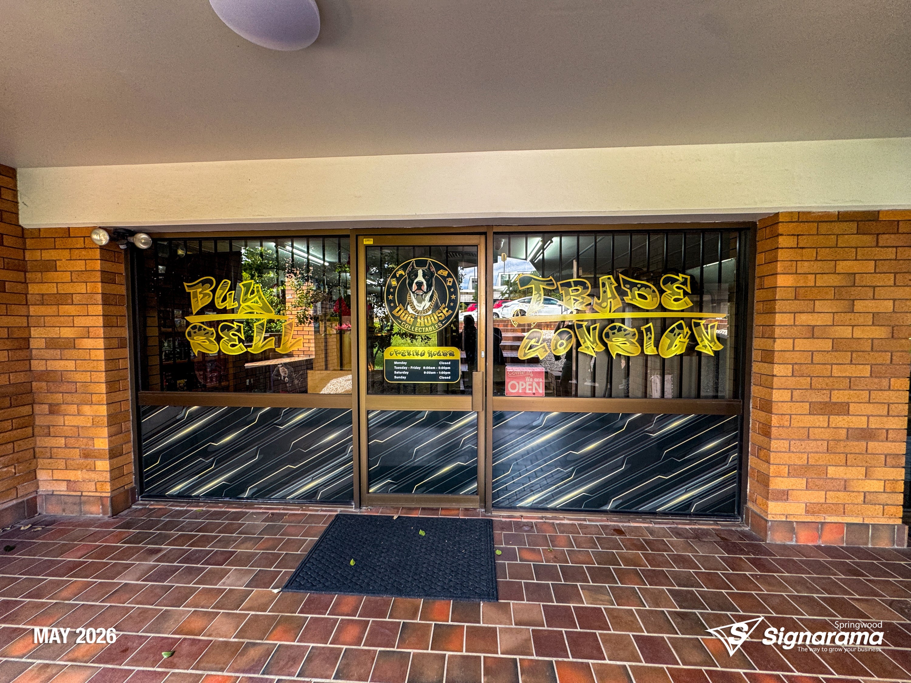 Shopfront Signage - Dog House Collactables