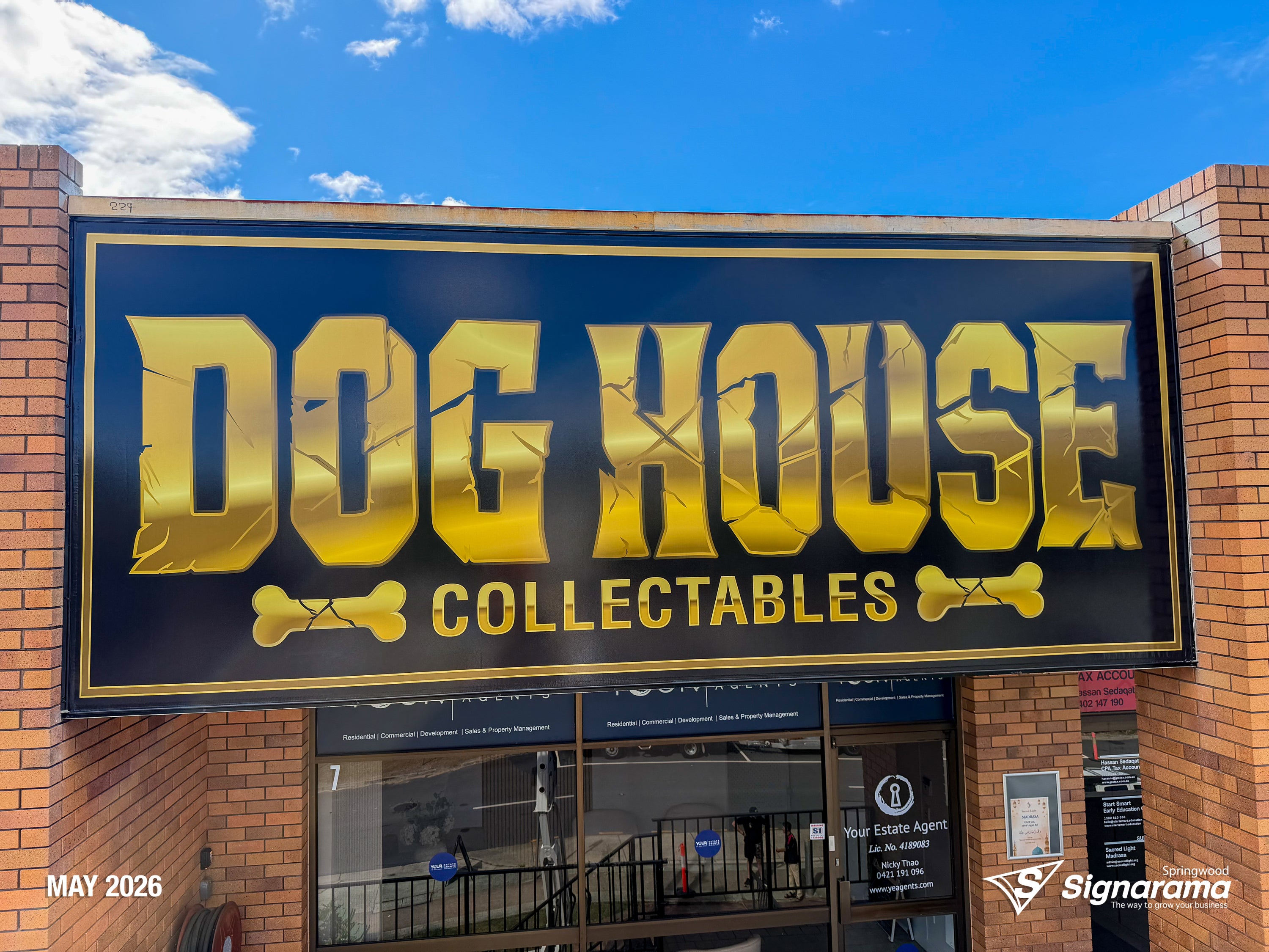Shopfront Signage - Dog House Collactables