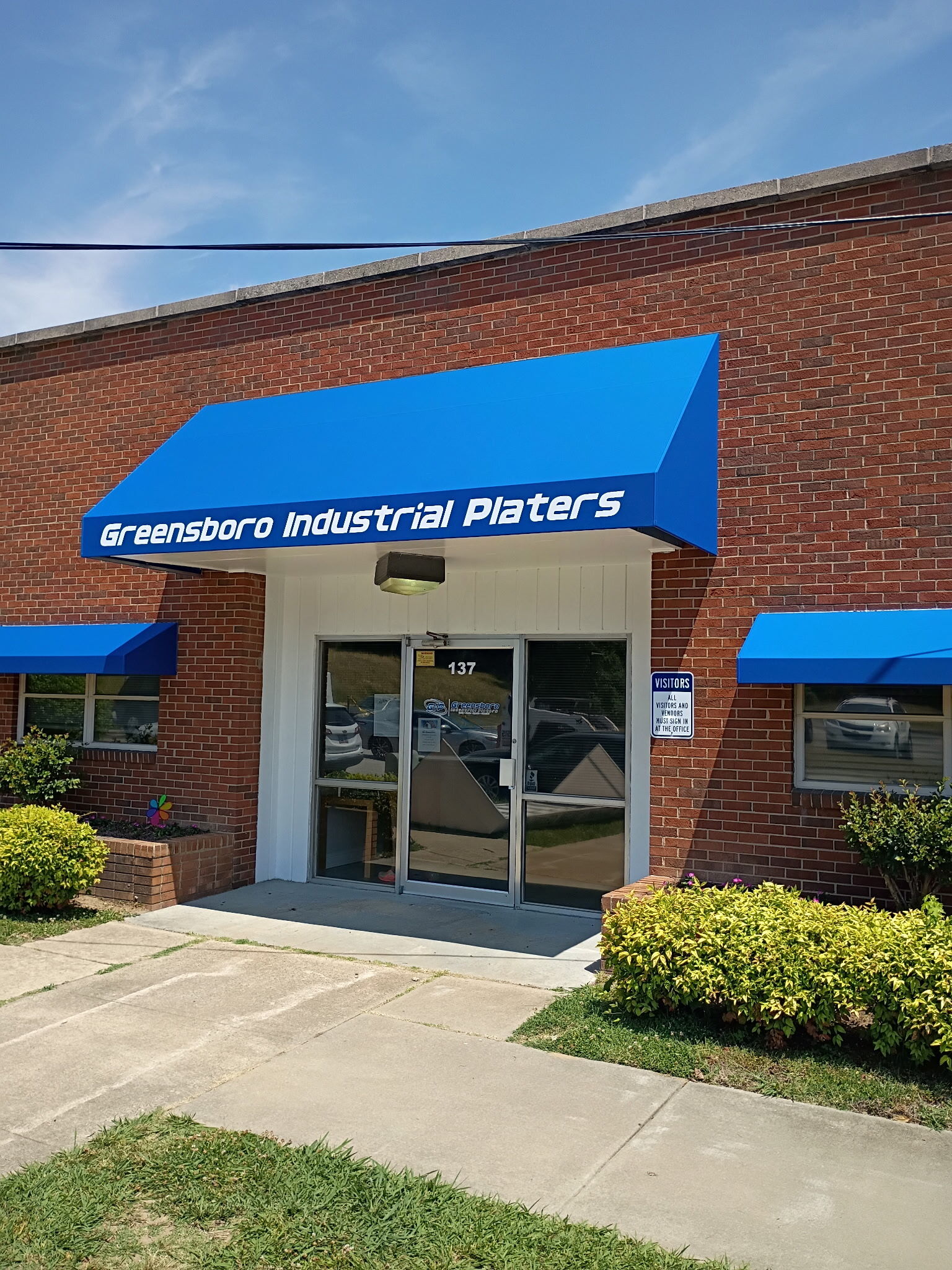 Choose awnings to stay cool and branded.