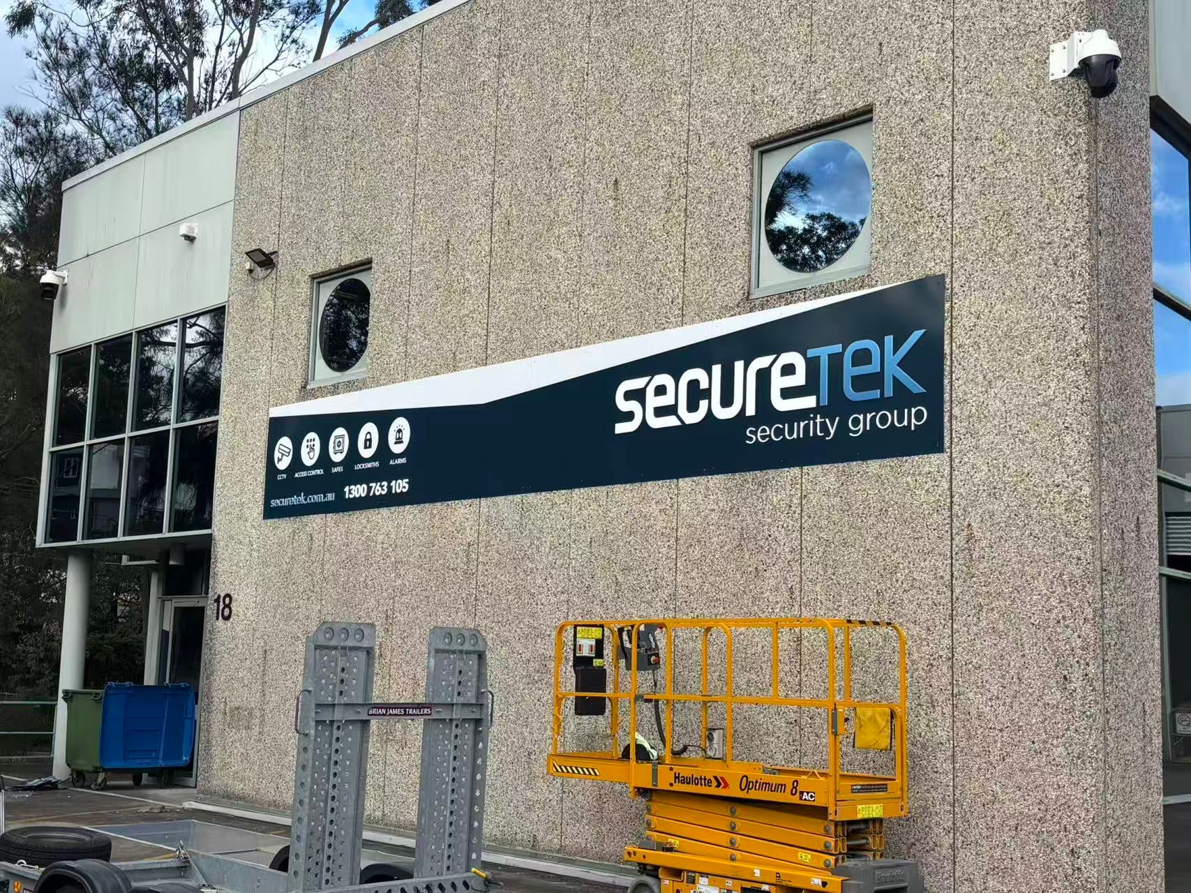 Commercial Building Signage & One Way Vision Window Graphics Installation | Signarama Chatswood