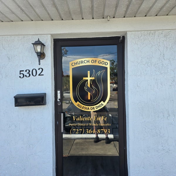 Church Window Vinyl Graphics in Oldsmar, FL | Signarama Oldsmar